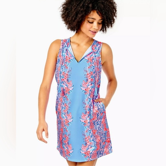 NWT Lilly Pulitzer Johana Cover up in Shrimply the Best - Picture 1 of 5
